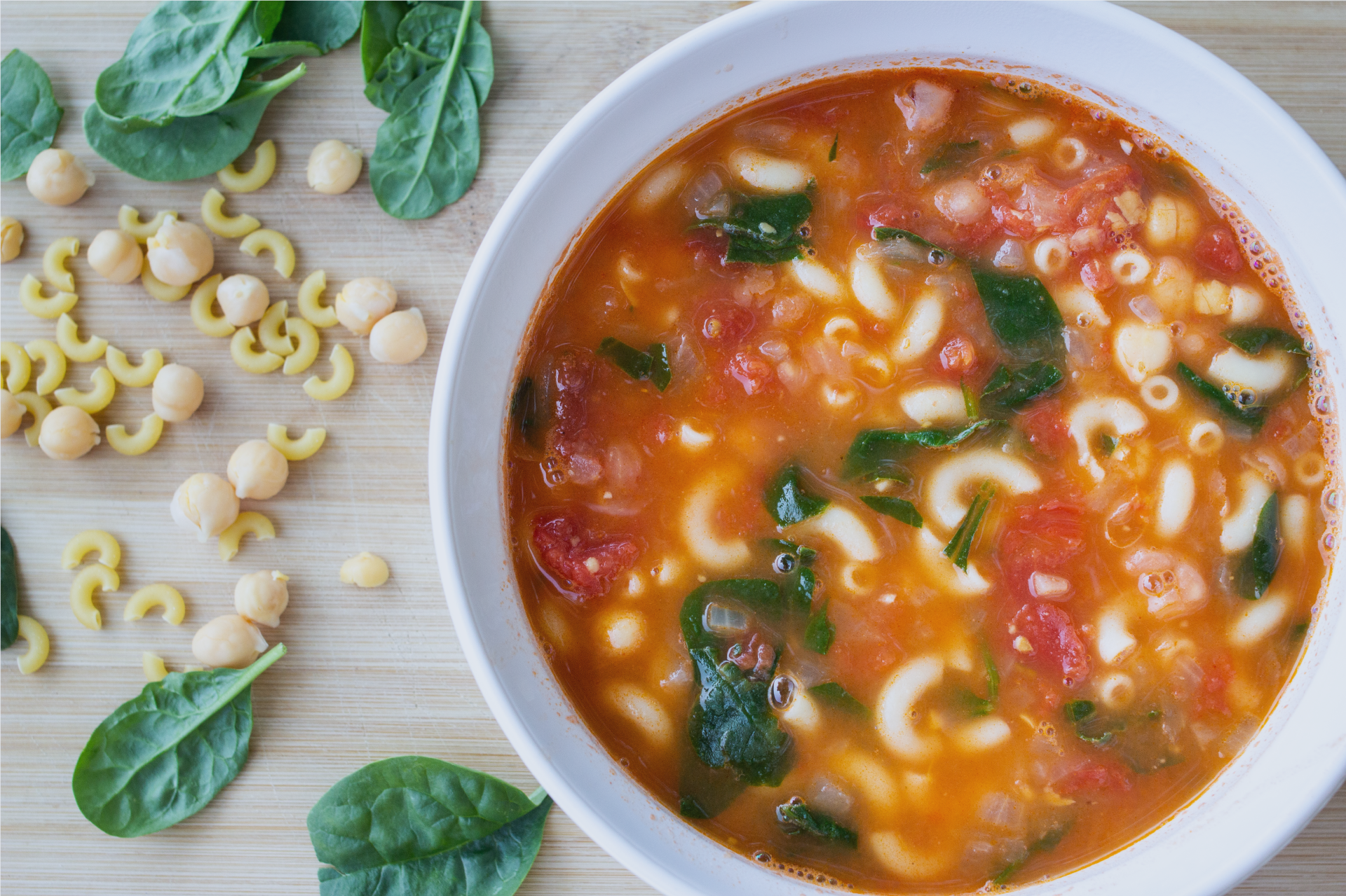 30-Minute Chickpea Noodle Soup