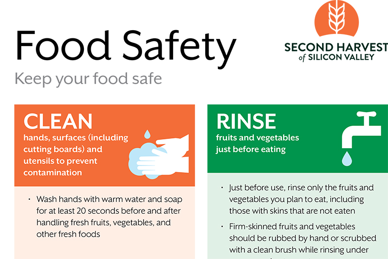 Food Safety: Keep Your Food Safe  Second Harvest of Silicon Valley