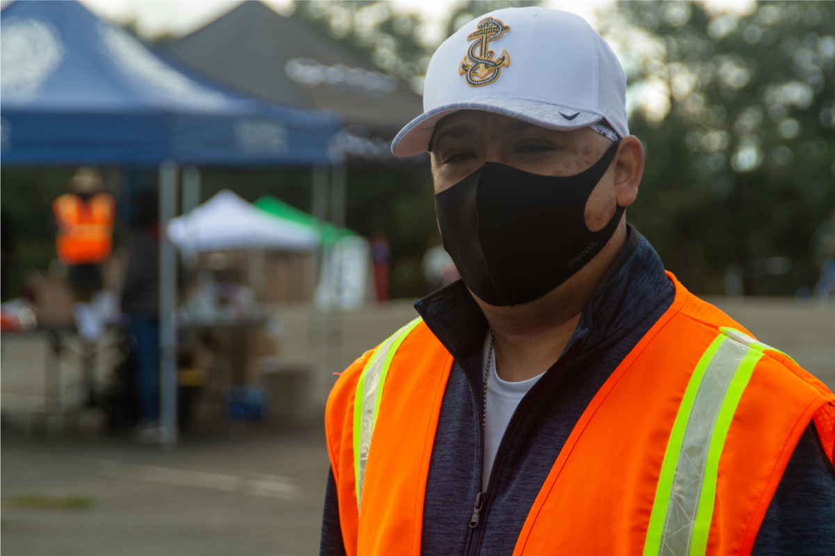 Andy is a veteran that is a food bank client and volunteer for Second Harvest of Silicon Valley.