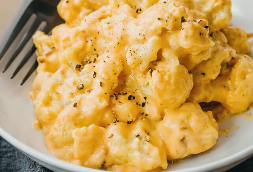 cauliflower mac n cheese