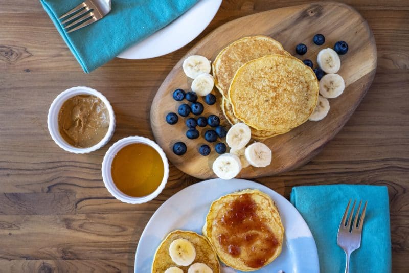 Oatmeal Cottage Cheese Pancakes