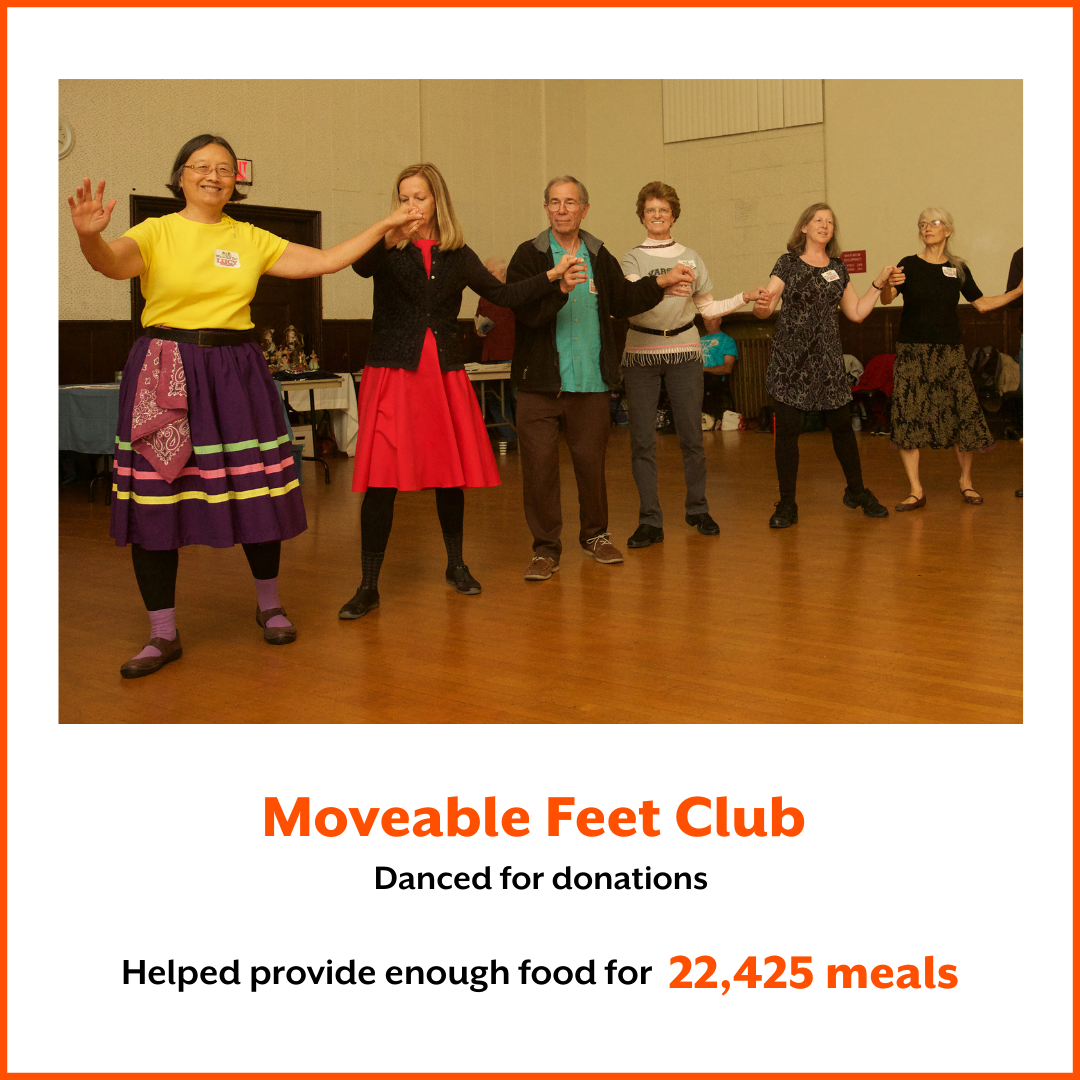 Moveable Feet Club danced for donations