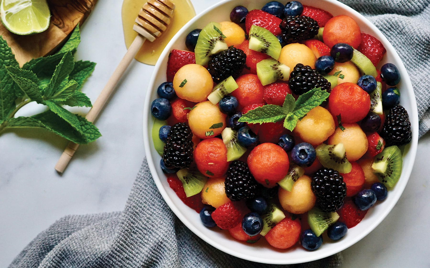 Rainbow Fruit Salad - California Strawberry Commission