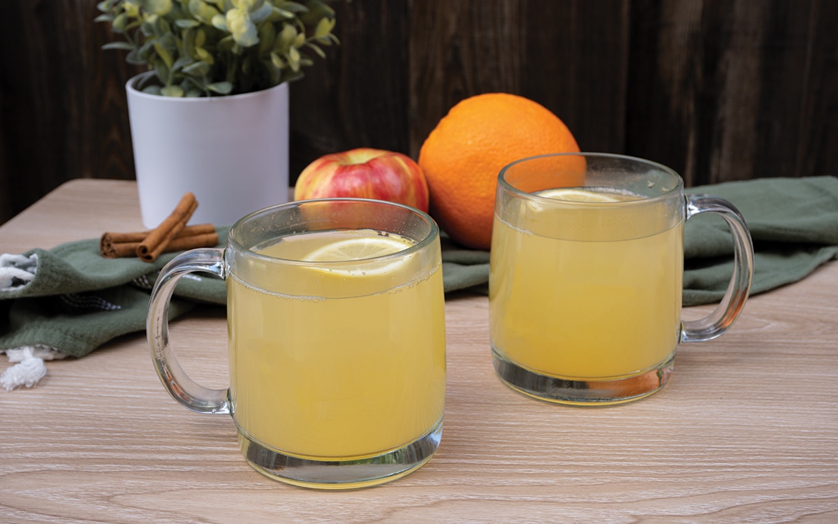 Warm Apple Orange Tea