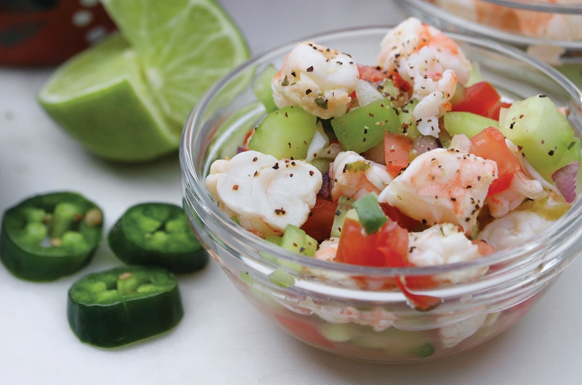 Shrimp ceviche