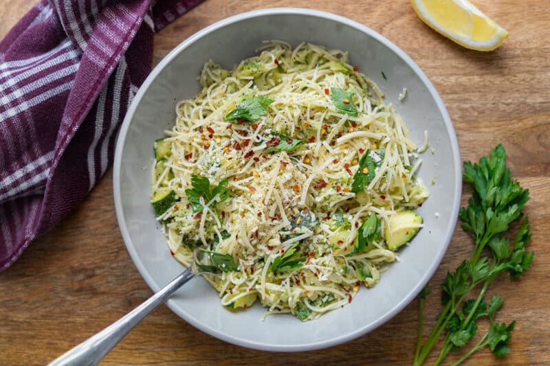 Creamy Zucchini Pasta